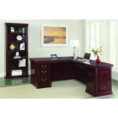 Townsend Collection L Shape Desk & Return