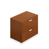 Ventnor Wood Veneer 2 Drawer Lateral File Pedestal