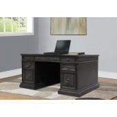 Washington Heights Double Pedestal Executive Desk by Parker House, WAS#480-3