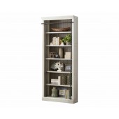 Toulouse Collection Bookcase by Martin Furniture, Rustic White IMTE4094W