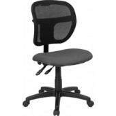 Gray Fabric & Mesh Task Chair