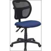 Navy Blue Fabric & Mesh Task Chair