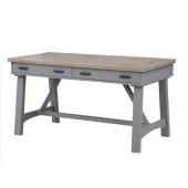 CLOSEOUT American Modern - Dove 60" Writing Desk by Parker House