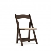 Set of 2- Hercules Folding Chair - Red Mahogany Resin – 800LB Weight Capacity - Comfortable Event Chair - Light Weight Folding Chai