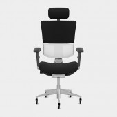 X-Tech Ultimate Executive Chair, Onyx/White