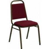 Burgundy Fabric Banquet Chair