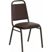 Brown Vinyl Banquet Chair