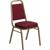 Burgundy Fabric Banquet Chair