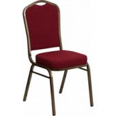 Burgundy Fabric Banquet Chair