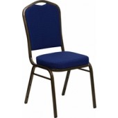 Blue Fabric Banquet Chair