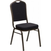 Black Fabric Banquet Chair