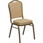 Beige Fabric Banquet Chair