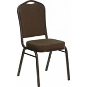 Brown Fabric Banquet Chair