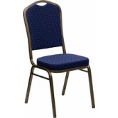 Blue Fabric Banquet Chair