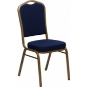 Blue Fabric Banquet Chair