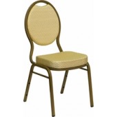 Beige Fabric Banquet Chair