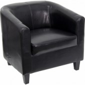 Black Reception Chair