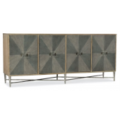 Hooker Furniture Living Room Melange Zola Four-Door Credenza