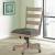 Wood Back Upholstered Desk Chair Perspectives Collection 