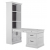 Shoreham Bookcase with Penisula Desk by Parker House, #SHO-3PC-LIB-DESK