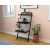 Sauder Select Collection Black 3-Tier Leaning Bookshelf, 427885