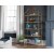 International Lux® Collection 5-Shelf Metal Bookcase with Deco Stone Finish, 428207