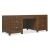 Hooker Furniture Home Office Driftwood Executive Desk, Worn Saddle Finish
