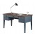 Fairmont Half Pedestal Desk by Martin Furniture