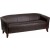 Brown Bonded Leather Sofa