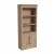Willow Lane Bookcase with Doors by Martin, Natural Oak