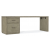 Hooker Furniture Home Office Linville Falls 84" Desk with Small File and Leg