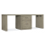 Hooker Furniture Home Office Linville Falls Desk - 84in Top-Small File and 2 Legs