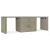 Hooker Furniture Home Office Linville Falls 96" Desk with Lateral File and 2 Legs