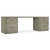 Hooker Furniture Home Office Linville Falls 84" Desk with 2 Small Files