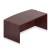 Margate Wood Veneer Bow Front Desk Shell