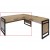 Mason Open L Desk for RHF Return by Martin Furniture