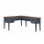 Fairmont Half Pedestal L-Desk by Martin Furniture