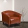 HERCULES Imperial Series Cognac LeatherSoft Chair
