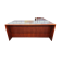 CLOSEOUT - Cherryman L-Shaped Desk - Ruby