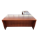 CLOSEOUT - Cherryman L-Shaped Desk - Ruby