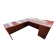CLOSEOUT - Cherryman L-Shaped Desk - Ruby