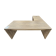CLOSEOUT Linea Italia L-Shaped Desk Shell 