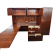 Closeout, Cherryman U-Shaped Desk with Hutch and Storage Cabinet 
