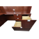 Closeout, Cherryman U-Shaped Peninsula Desk with Hutch 
