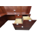 Closeout, Cherryman U-Shaped Peninsula Desk with Hutch 