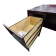 Closeout, Cherryman Bowfront Desk and Credenza Shell with Hutch