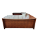 Closeout, Cherryman U-Shaped Bowfront Desk 