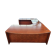 Closeout, Cherryman U-Shaped Bowfront Desk 