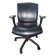 Used Conference Chair, Faux Black Leather