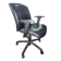 Used Conference Chair, Faux Black Leather